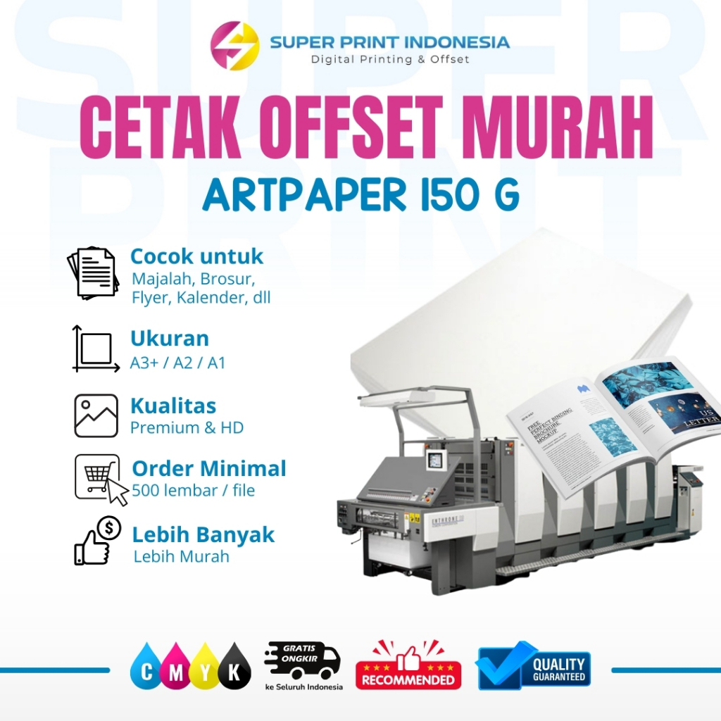 OFFSET PRINTING - ARTPAPER 150G - BROCURE PRINTING MAGAZINE PRINTING ARTPAPER เผยแพร่พิมพ์ WHOLESALE