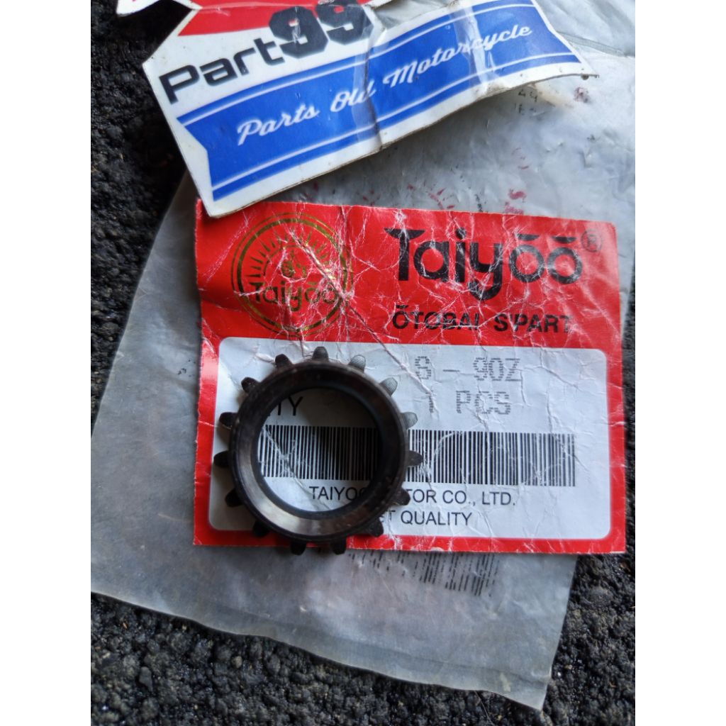 Honda s90 z90 c90 cs90 90z 15T เกียร์เพลาข้อเหวี่ยงขนาดเล็ก