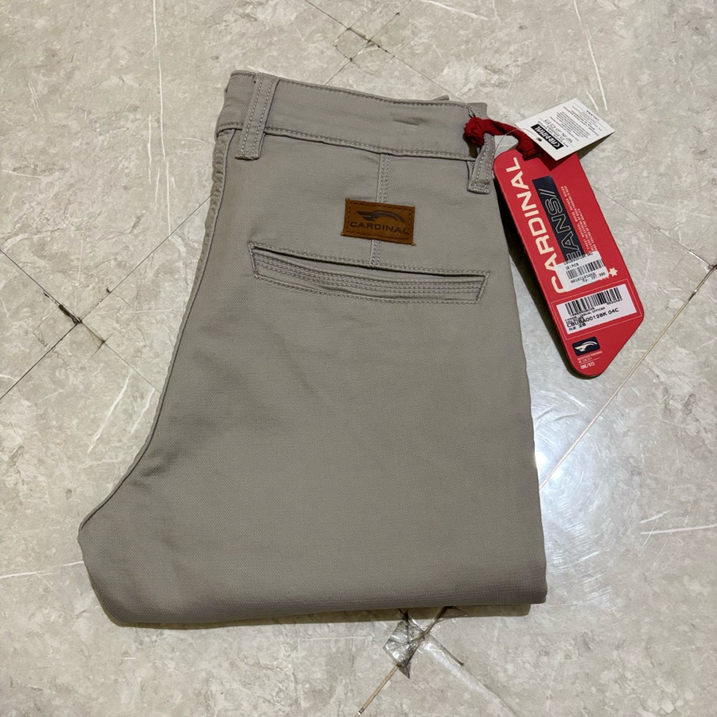 กางเกงขายาวผู้ชาย Chinos ดั้งเดิม CBUBA00128K 04C Slimfit ยืด