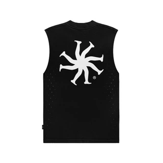 HLWN Running Unisex Muscle Tee สีดํา - Hazel