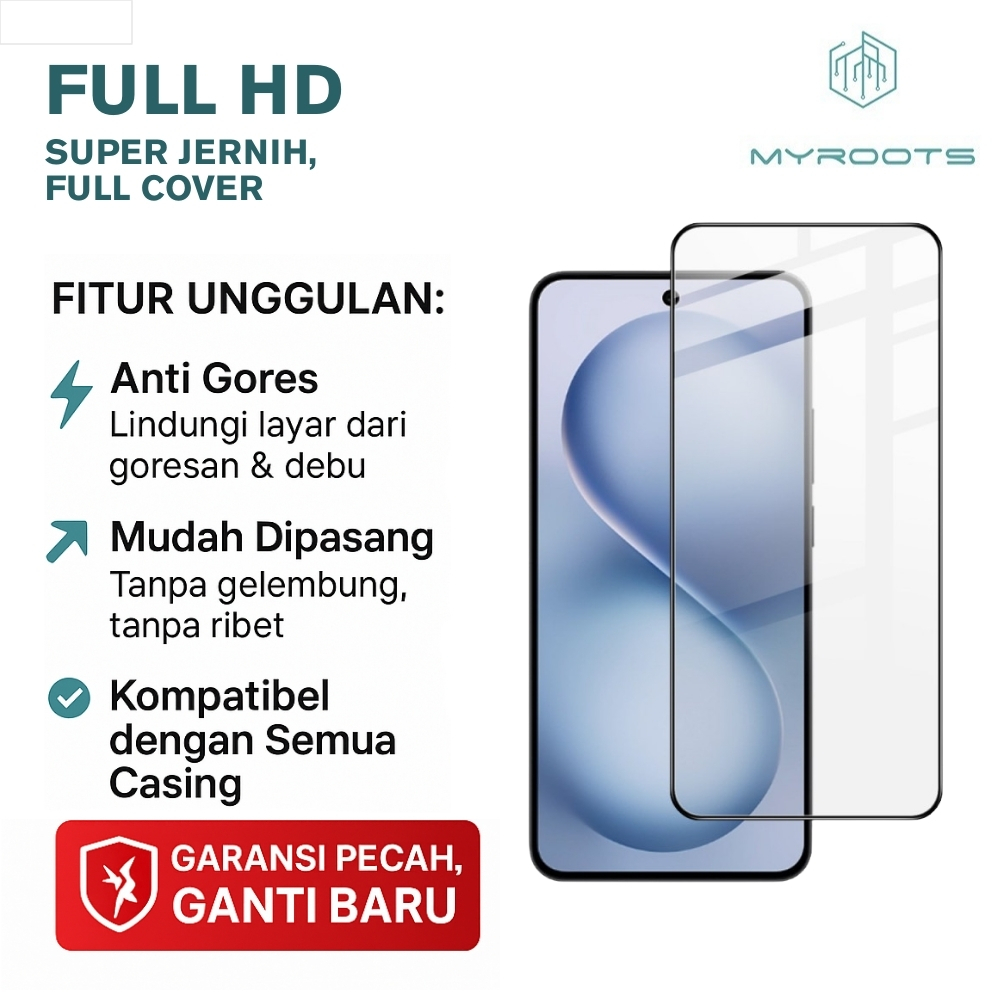 MyrootsกระจกนิรภัยFull HDสําหรับOppo Reno 16F 16 15F 15 14F 14 13 13F 12F 12 11F 8 8z 8T 7 7z 6 5 5F 4F 2F 3 Pro Max 4G 5G ESDป้องกันหน้าจอ
