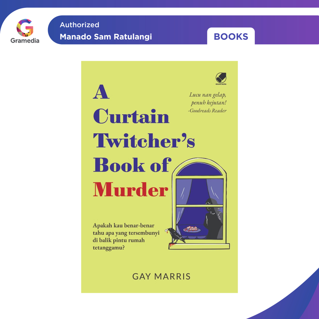 Gramedia Manado-A Curtain Twichers Book of Murder