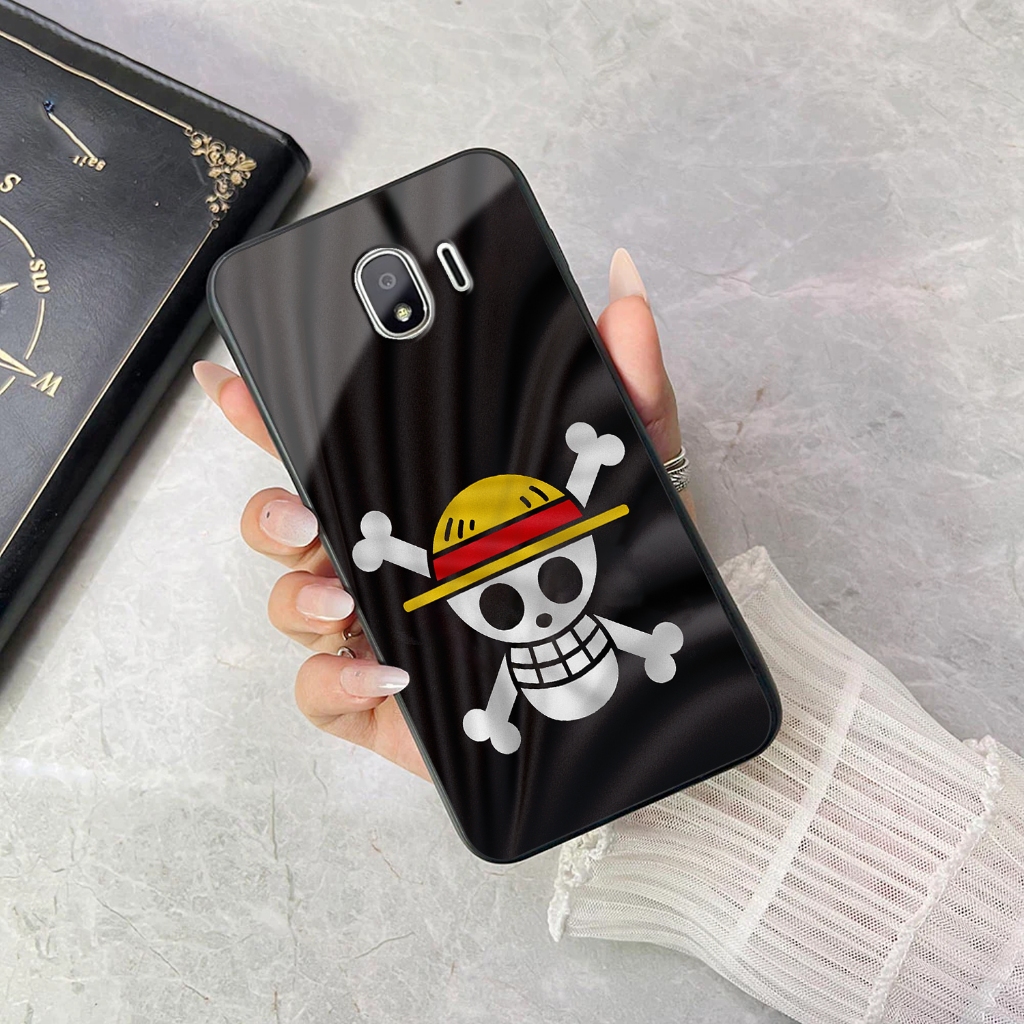 เคสเคลือบเงา Samsung J4 2018 ล่าสุด ONEPIECE FLAG Casing J4 2018 Softcase Silicone Kesing