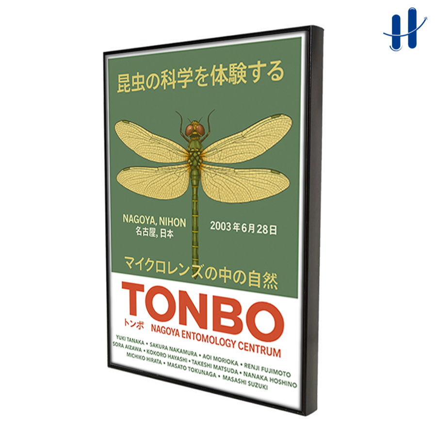 Haydecor Dragonfly Tonbo กรอบตกแต่งผนังห้องแสดงความงาม Minimalist Walldecor