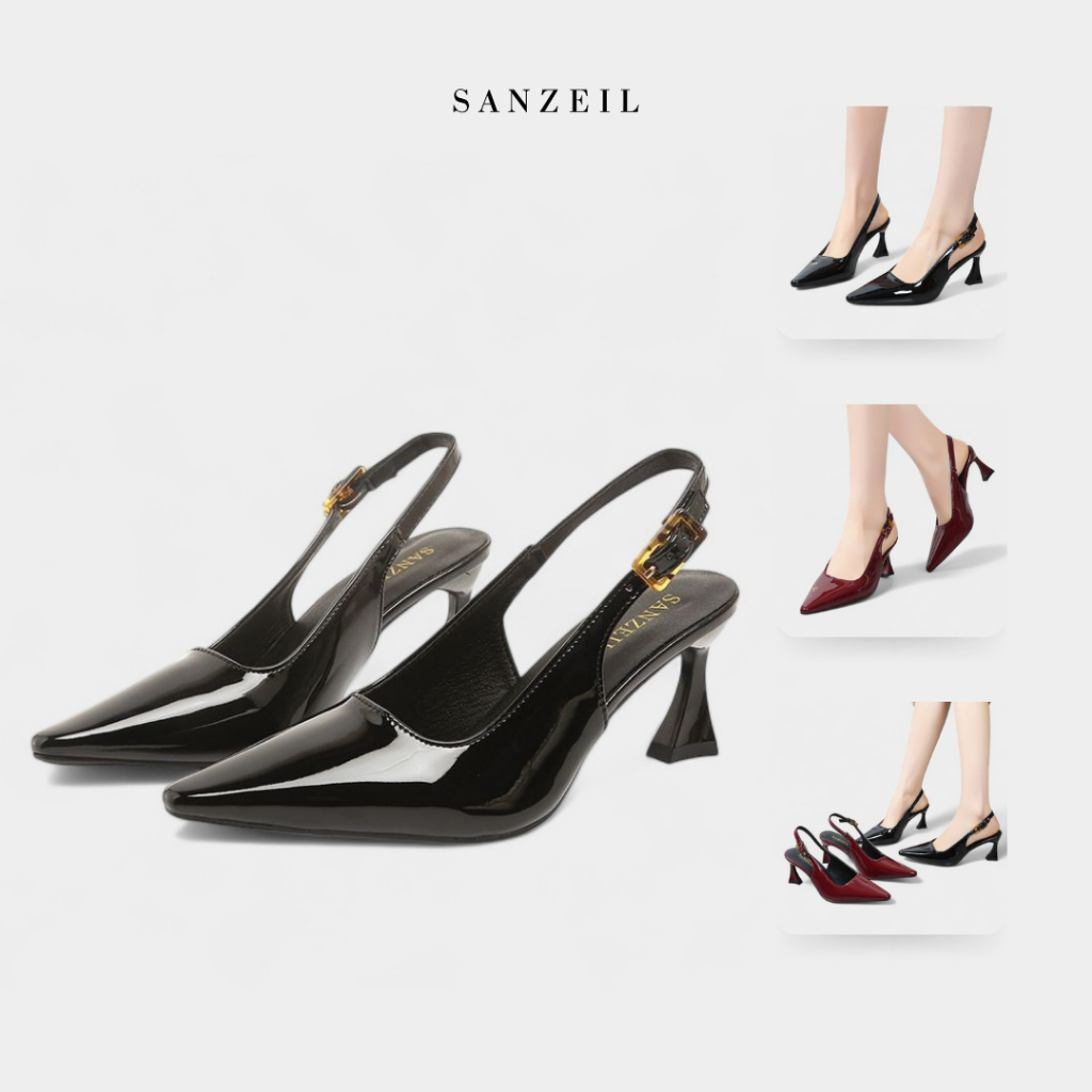 SANZEIL Ye Jin Womens Sling Back Heels 9080