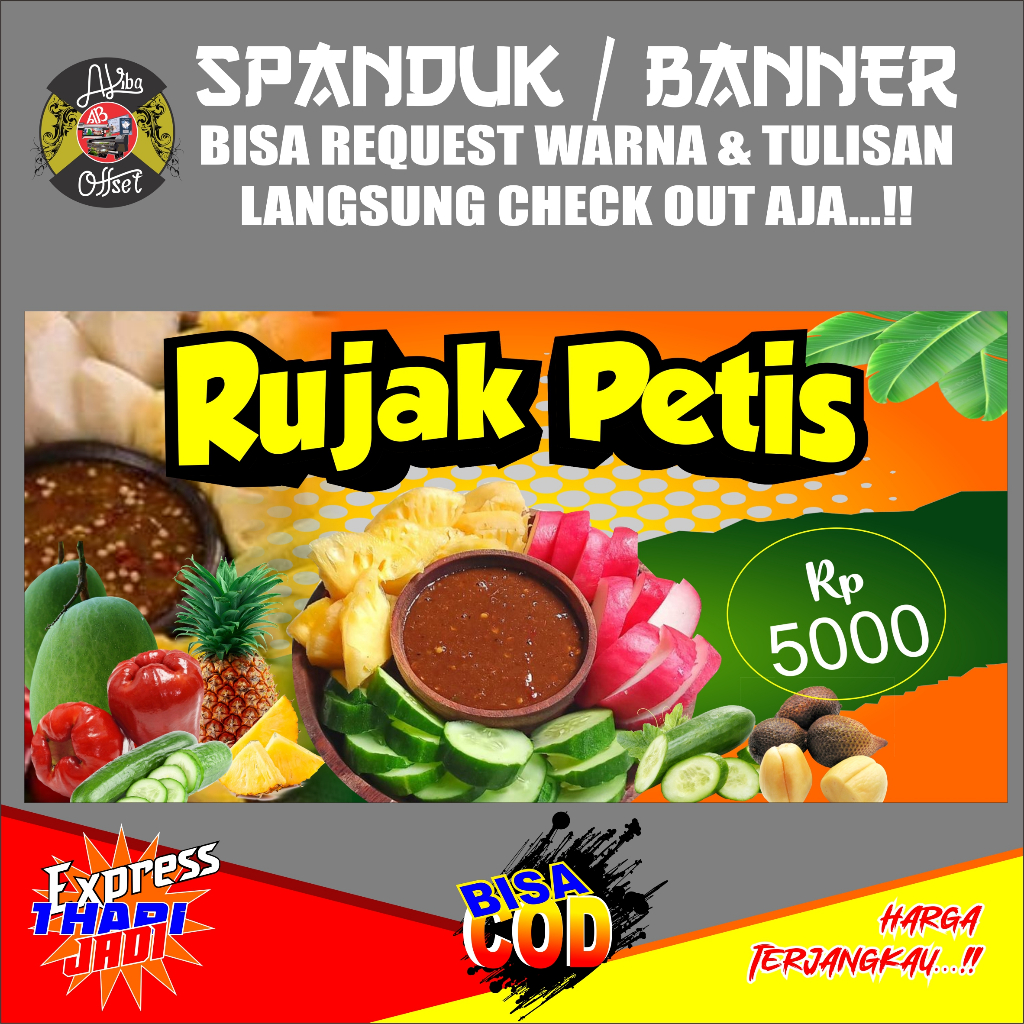 AFFORDABLE PETIS RUJAK BANNER 12060
