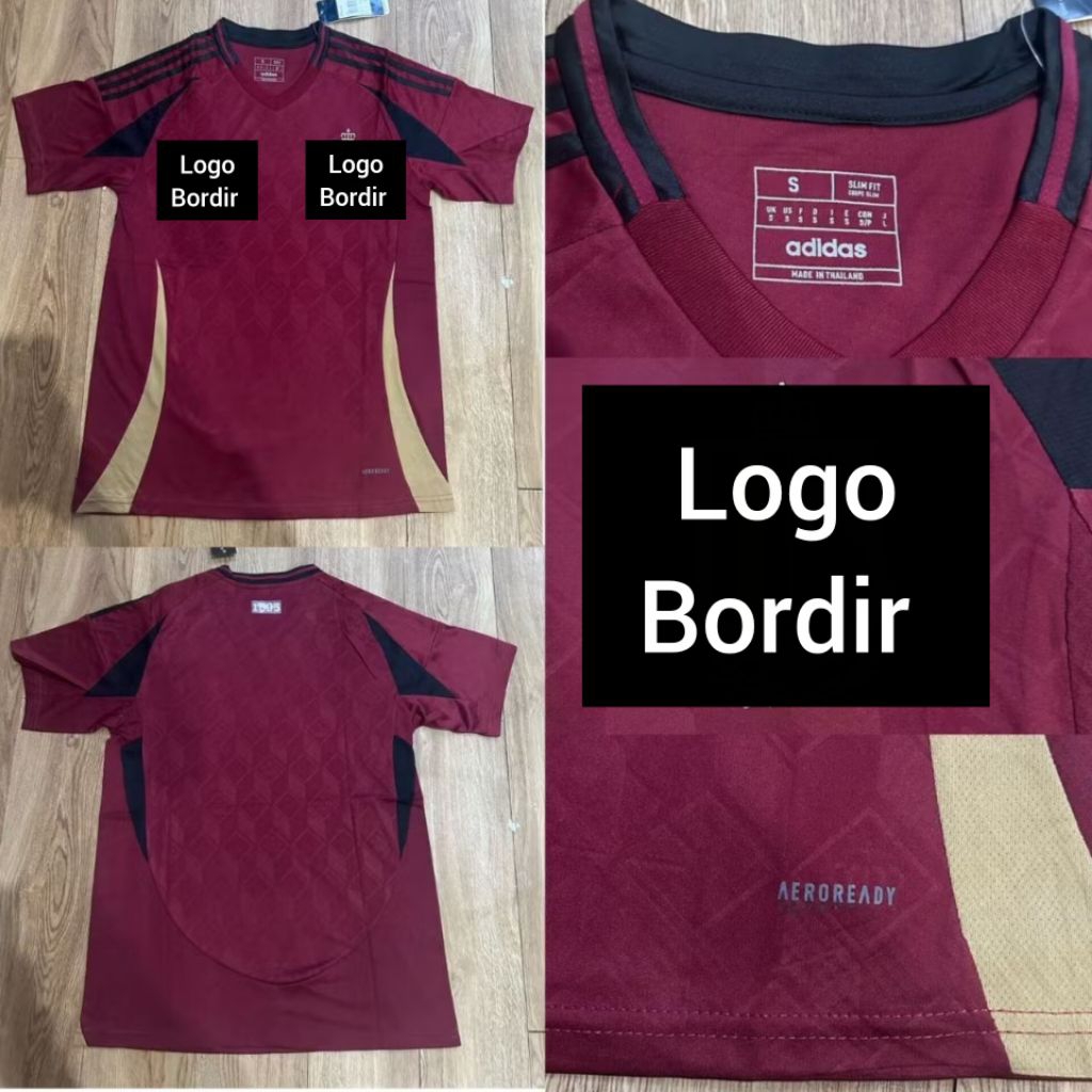 BELGIUM HOME EURO WORLD CUP 2024 JERSEY เกรดเดิม