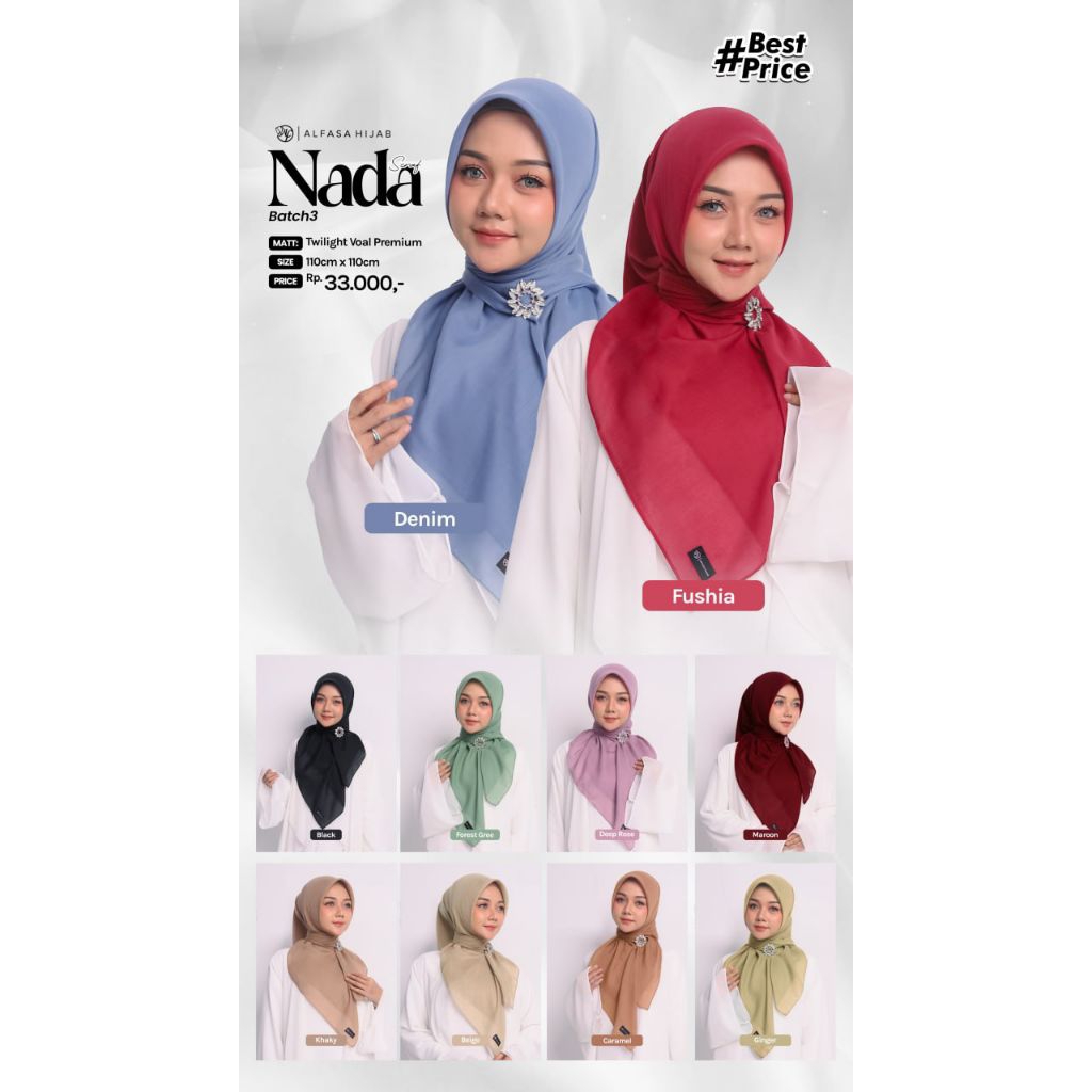 NADA SCARF by Alfasa Hijab