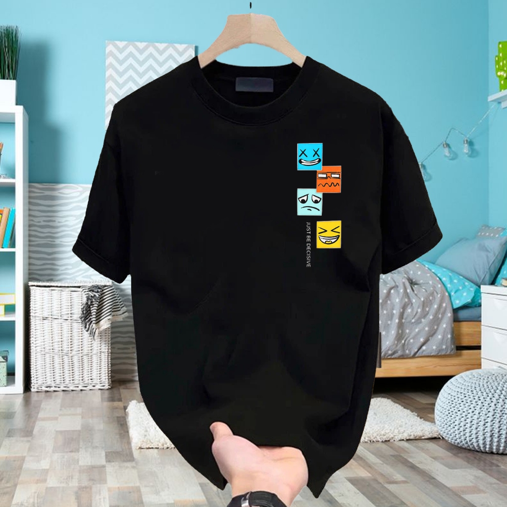 KATUN Premium Combed Cotton T-Shirt 24S เสื้อยืด Emoji Unisex - Distro Clothes