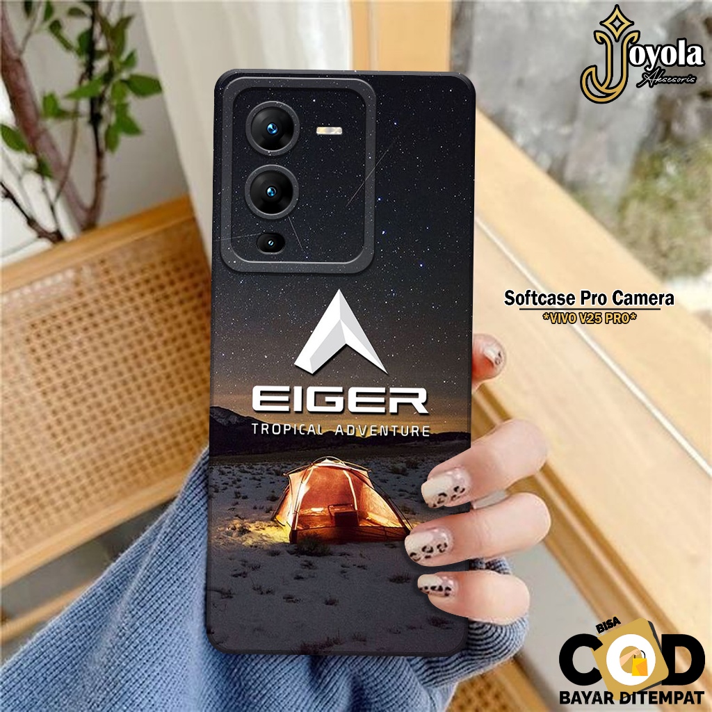 เคส HP Vivo V25 Pro - เคสแบรนด์แฟชั่น - กล้องซิลิโคน Pro - เคส Vivo V25 Pro Softcase - เคส Vivo V25 