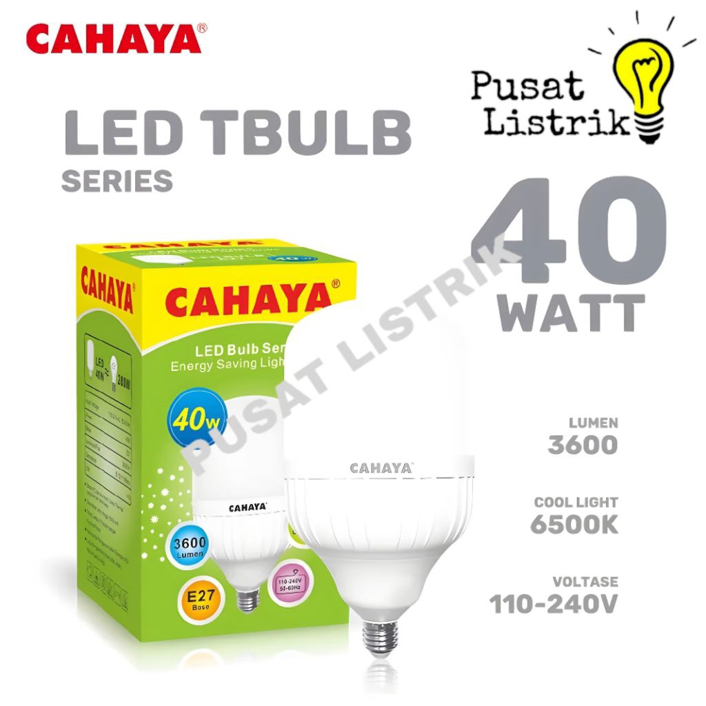 CAHAYA หลอดไฟ LED 40 วัตต์ 40w ไฟ LED