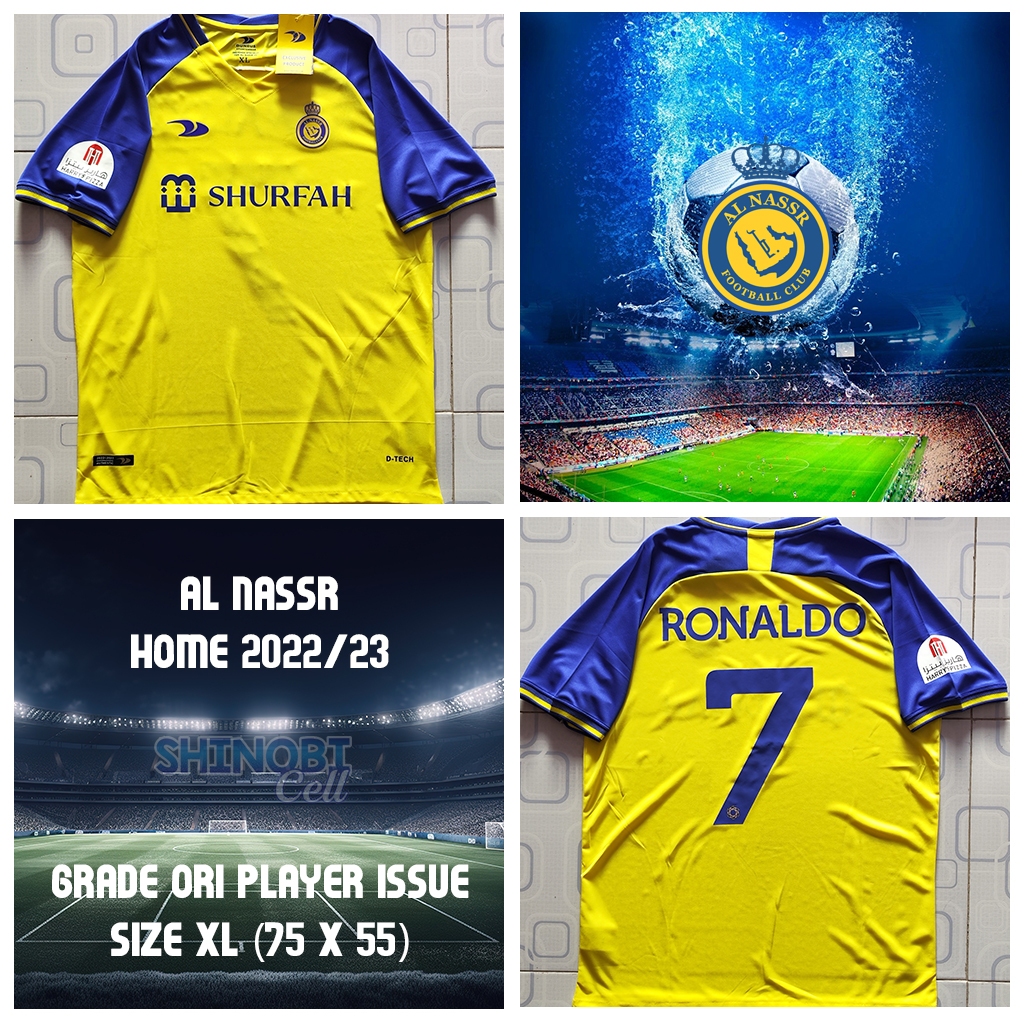 เสื้อ Al Nasr Home 2022 / 23 RONALDO 7 Size XL