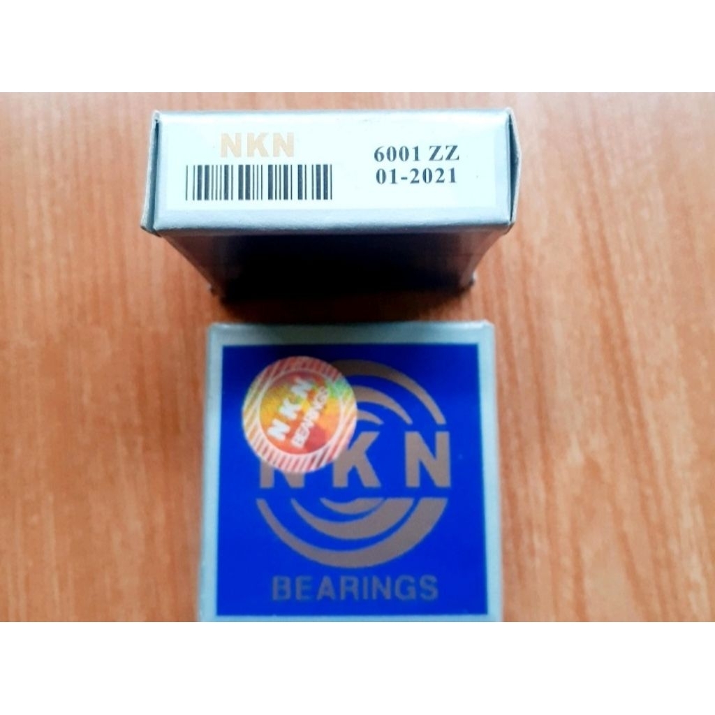 แบรนด์ NKN ของแท้ 6001 ZZ BEARING LAHER