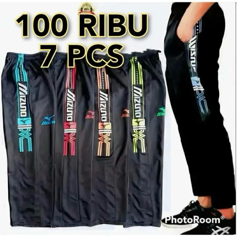 100RB 7 ชิ้น!!! กางเกงเทรนนิ่ง MADE FROM THICK LOTTO MATERIAL สําหรับกีฬา