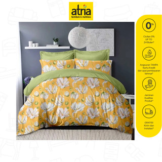 Atria Venice Comforter Set Selimut & Sprei Microfiber Motif Dekoratif Lembut Dan Nyaman Ukuran Single Queen King