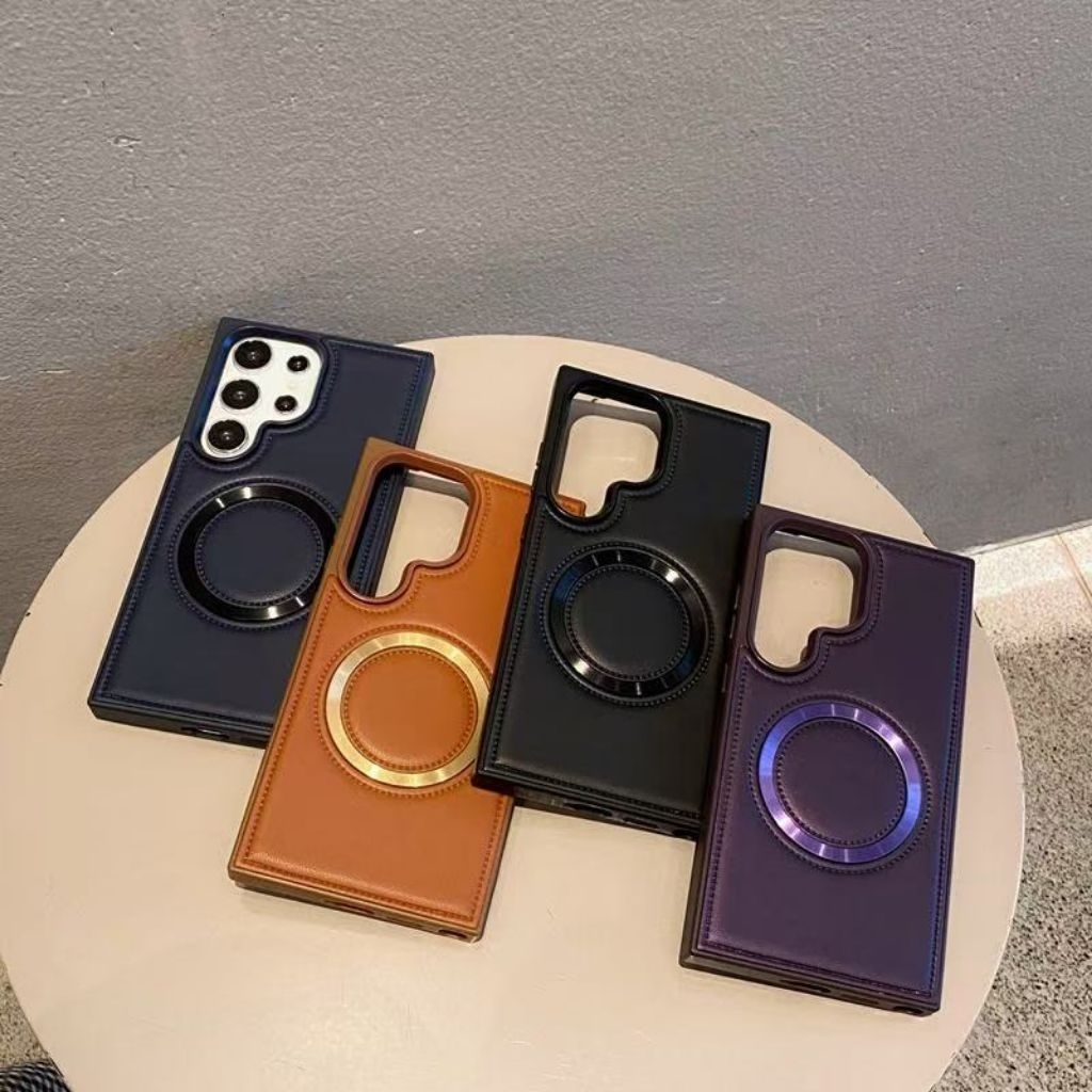 E06R กรณีแหวนแม่เหล็กสําหรับ Samsung S25 Ultra S24 Ultra S23 Ultra S25 Edge S24 Fe A56 A55