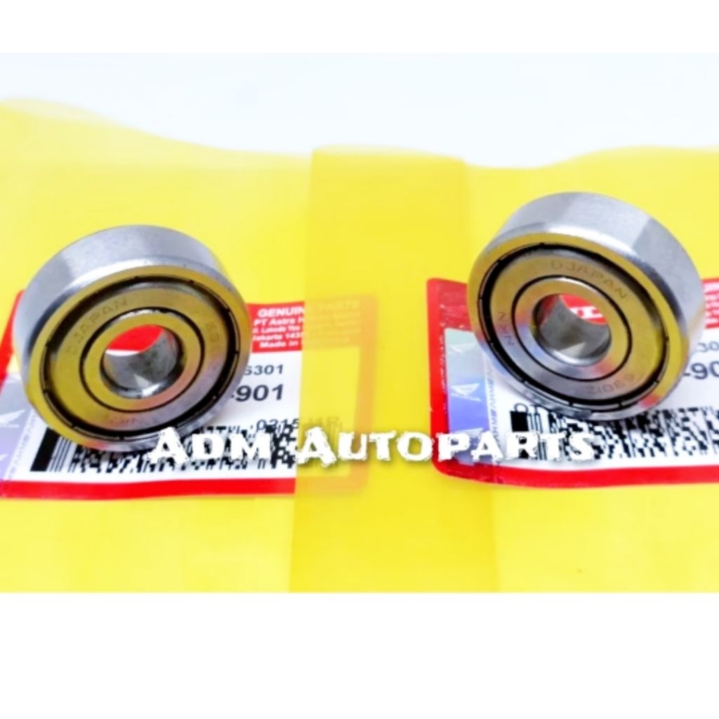 FRONT WHEEL NECK BEARING ชุดขวา 6301ZZ 2PCS CB150R StreetFire K15G ใหม่ CB150X CBR150R K45G/N/R ใหม่