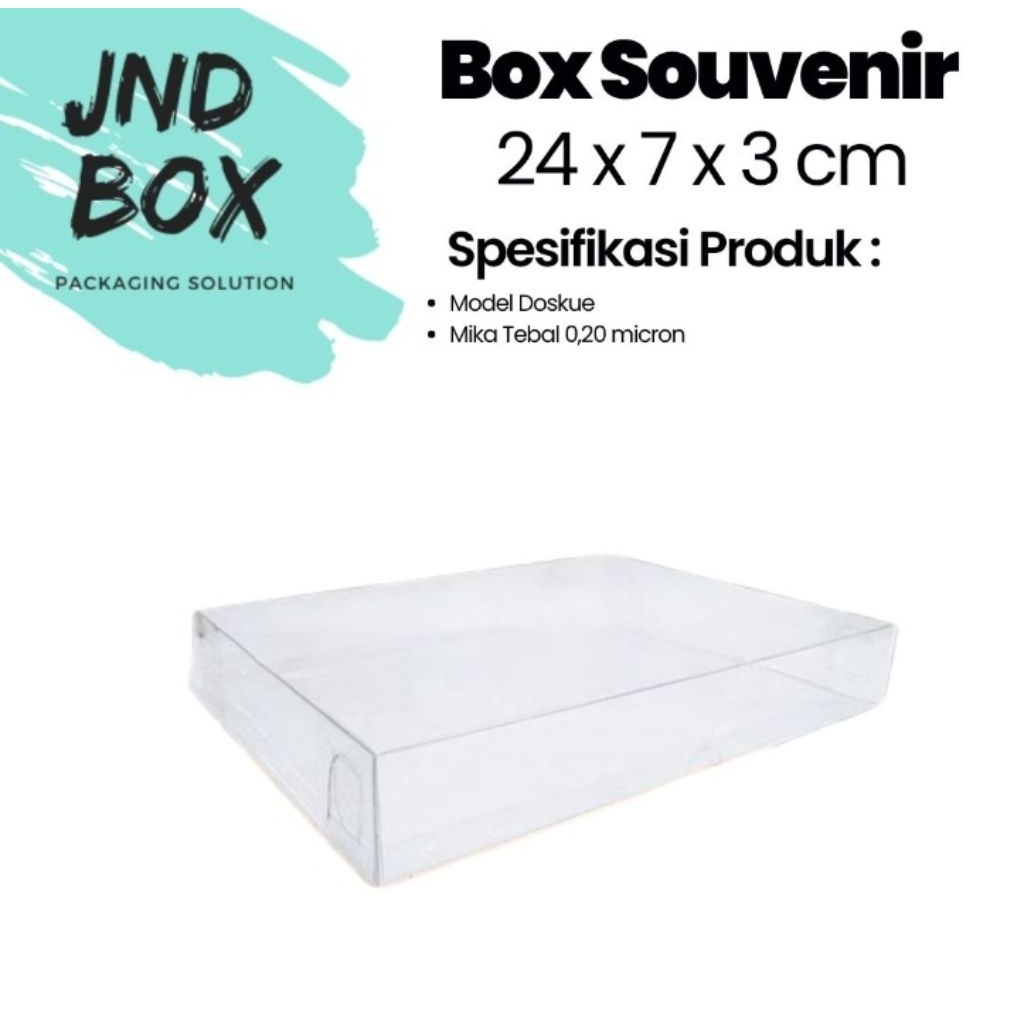 บรรจุภัณฑ์ที่ระลึก กล่องไมกา ขนาด 24 x 7 x 3 Dk