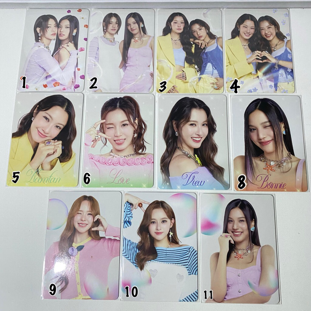 การ์ดสะสม Blush Blossom Fan Fest ofc Gmmtv Girls Milk Love Namtan Film Emi Bonnie View Mim มิถุนายน 