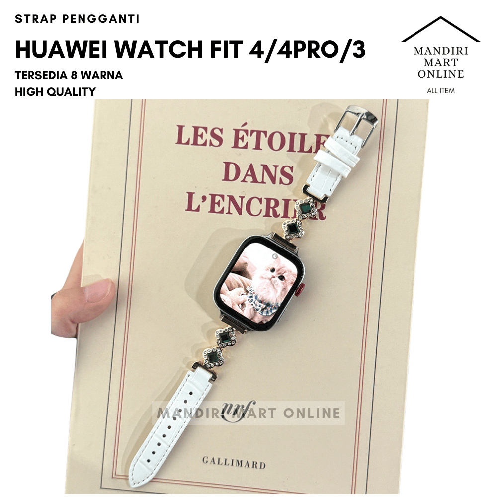 Huawei Watch Fit 4 / Fit 4 Pro / Fit 3 สายหนัง / Huawei Watch Fit 4 Strap