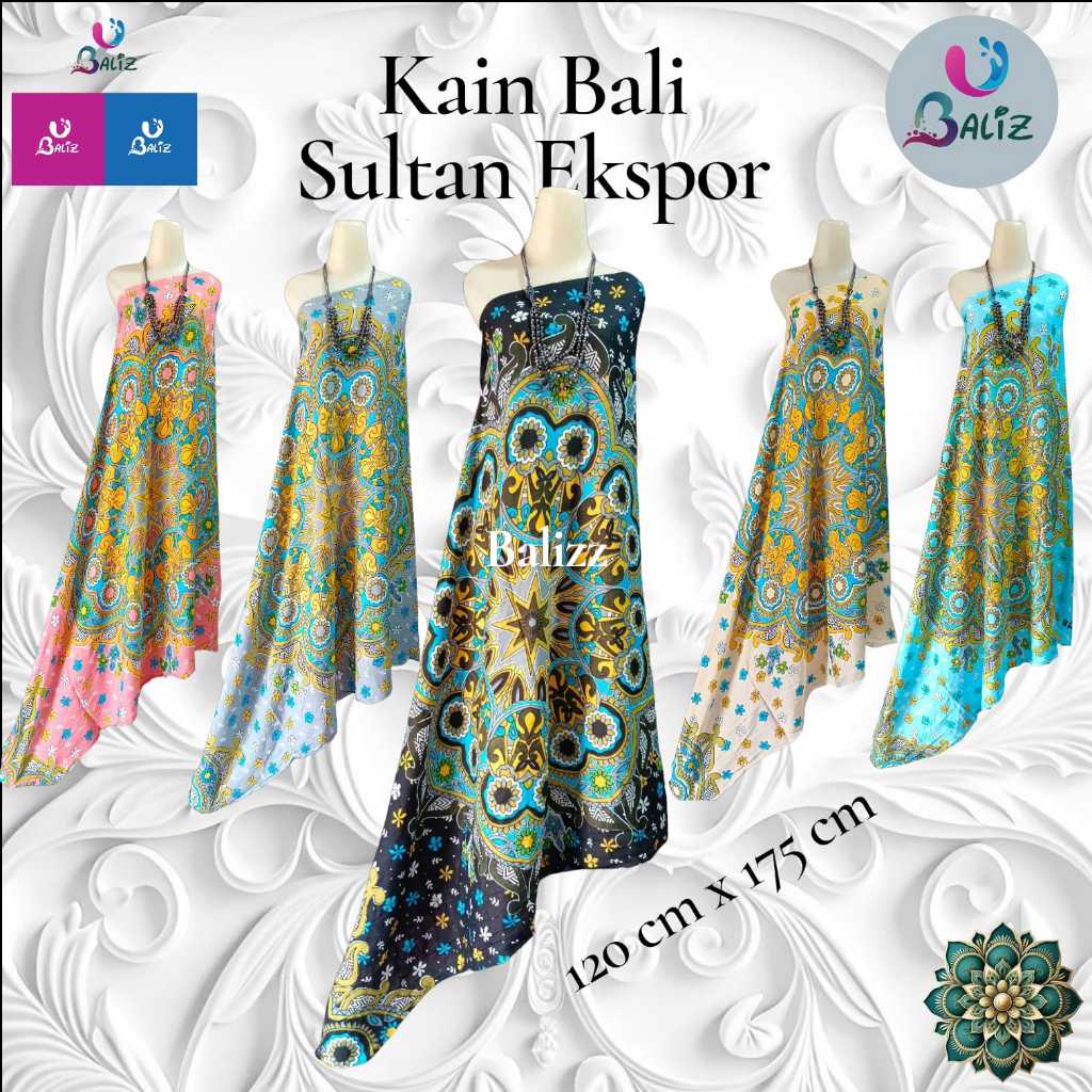 KATUN Bali Beach Cloth - Bali Cloth Sultan Motif ส่งออก JUMBO - Beach Sarong Abiy Mode Shop - ผ้าชาย