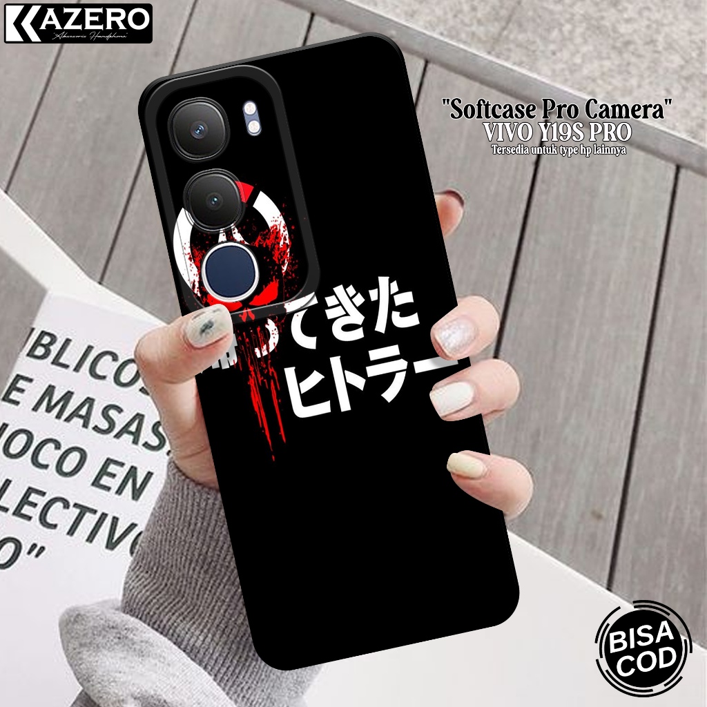 KAZERO - เคสโทรศัพท์ VIVO Y19S PRO - เคสการ์ตูนแฟชั่น - กล้อง Pro - VIVO Y19S PRO Softcase - เคส VIV