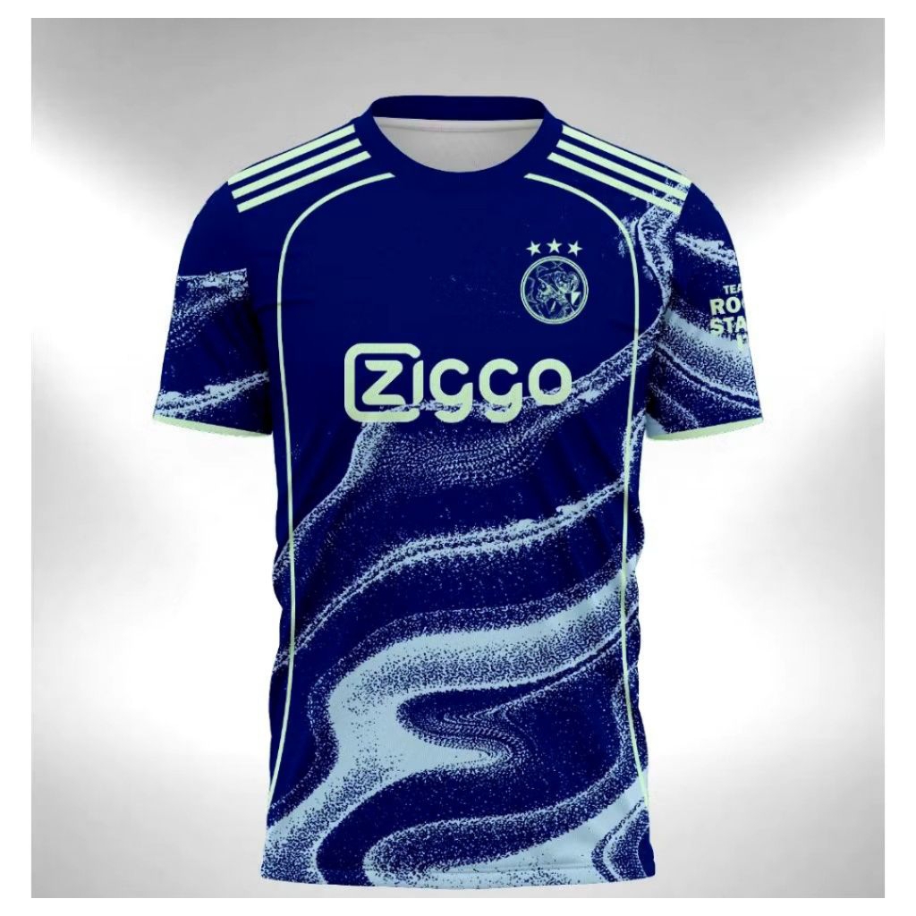 AJAX AWAY JERSEY 25/26 ชื่อและหมายเลขด้านหลังฟรี