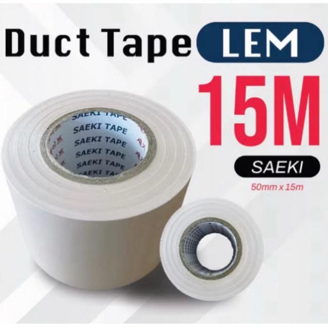 AC GLUE TAPE / DUCK GLUE TAPE / AC GLUE INSULATION SAEKI ยี่ห้อ 15 เมตร