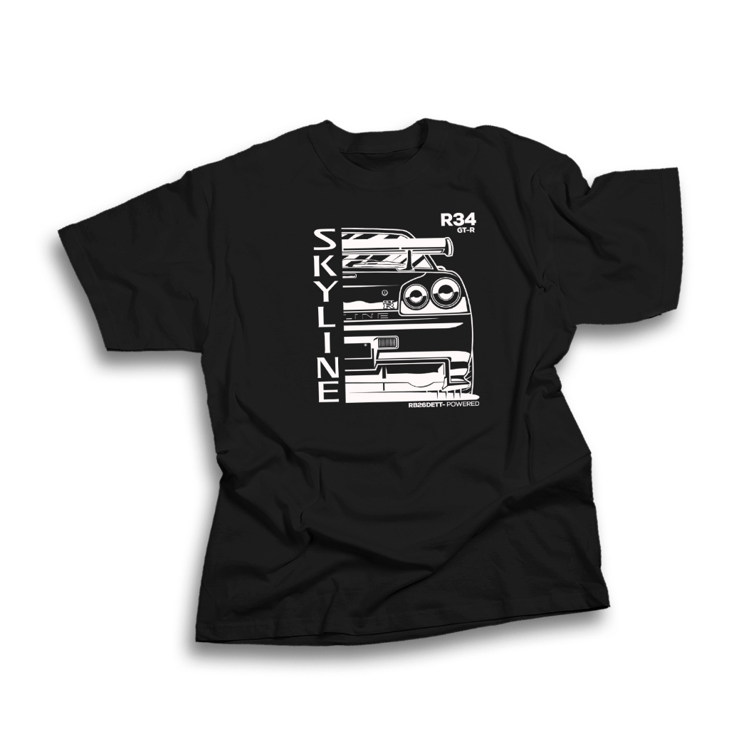 เสื้อยืด Skyline GT-R R34