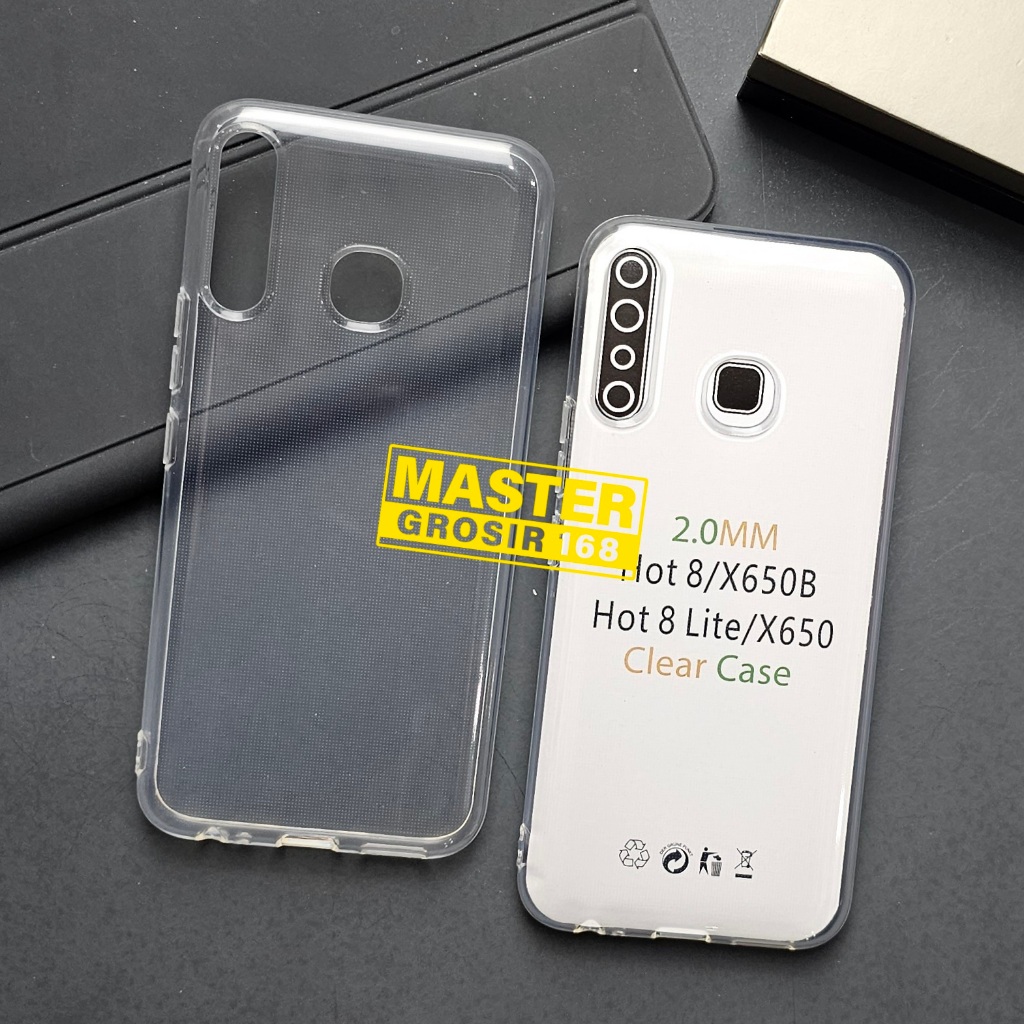CASE INFINIX HOT 50I INFINIX SMART 9 INFINIX HOT 8 CLEAR HD CASE 2.0MM CASE CLEAR CH-1