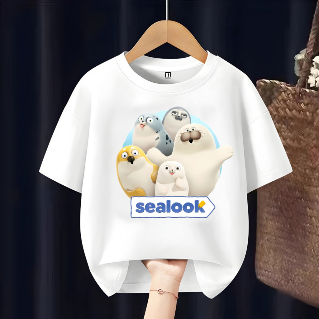 เสื้อยืด SEALOOK CHILDRENS ฟรีชื่อที่กําหนดเอง