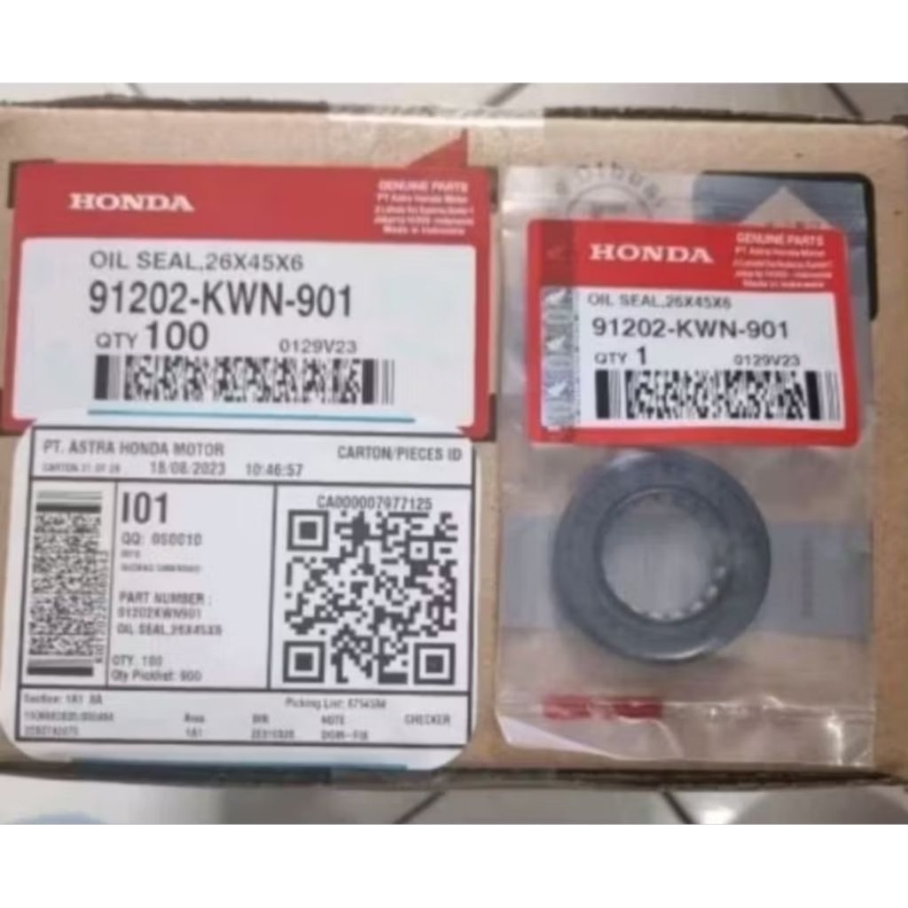 (ORIGINAL) SEAL KRUK AS VARIO 125 91202-KWN-901