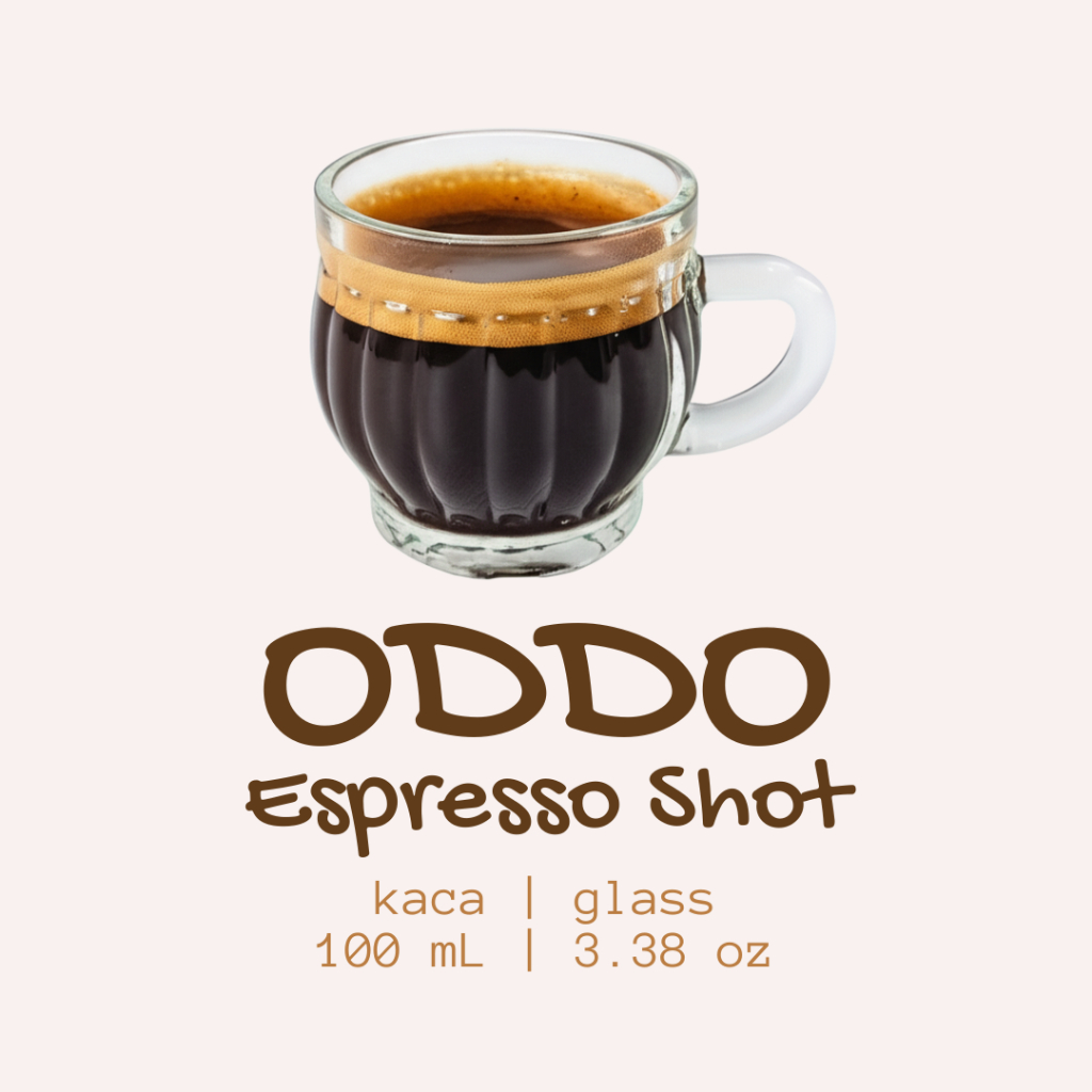 แก้วช็อตเอสเพรสโซ่ ODDO | ถ้วยกาแฟเอสเพรสโซ่ | แก้วกาแฟแก้วมินิ