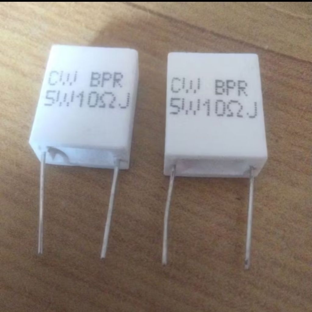 5 วัตต์ FLAT CHALK RESISTOR 10 โอห์ม R FLAT 5 W 10.โอห์ม