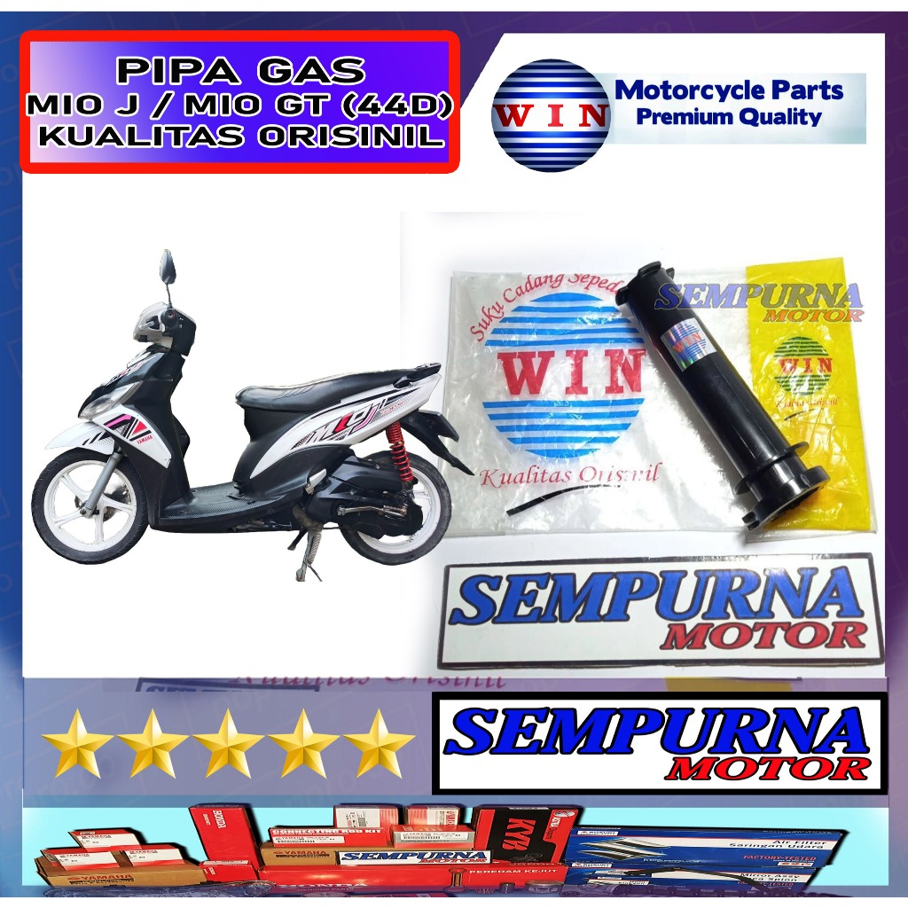 Win Brand คุณภาพดั้งเดิม Mio J Mio GT ท่อแก๊ส รหัสส่วน 44D