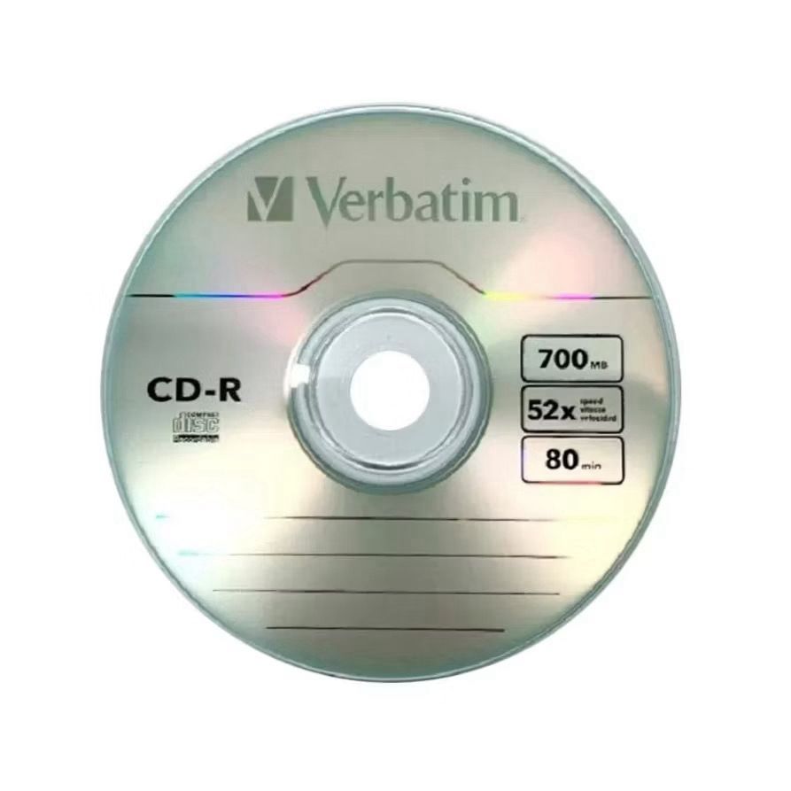 CD-R Verbatim 700mb/80min 52x ต่อชิ้น