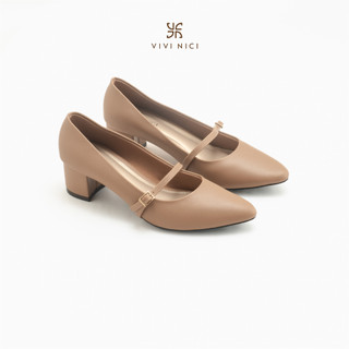 VIVI NICI - Bianca Sepatu Pantofel Wanita Hak 5 cm