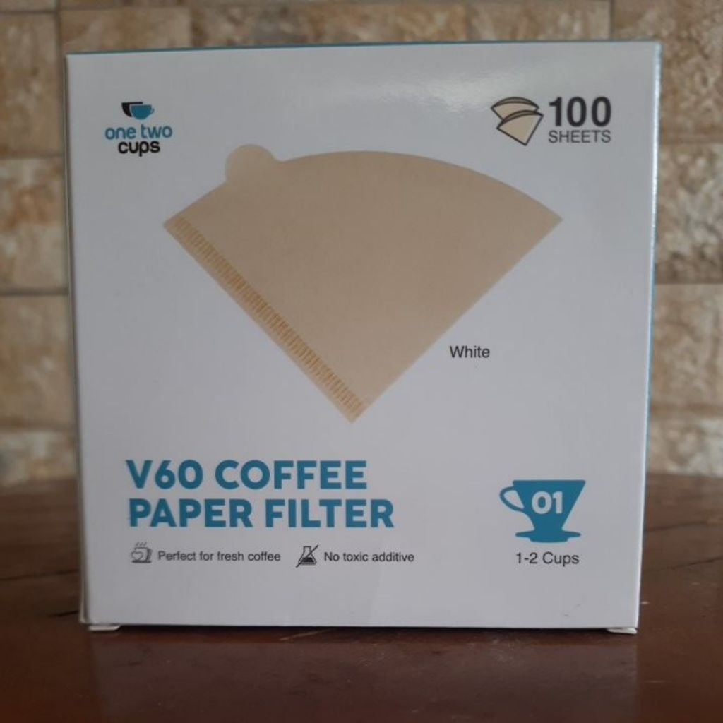 V60 กระดาษกรองกาแฟ/ กระดาษกรองกาแฟ V60 บรรจุ 100 แผ่น