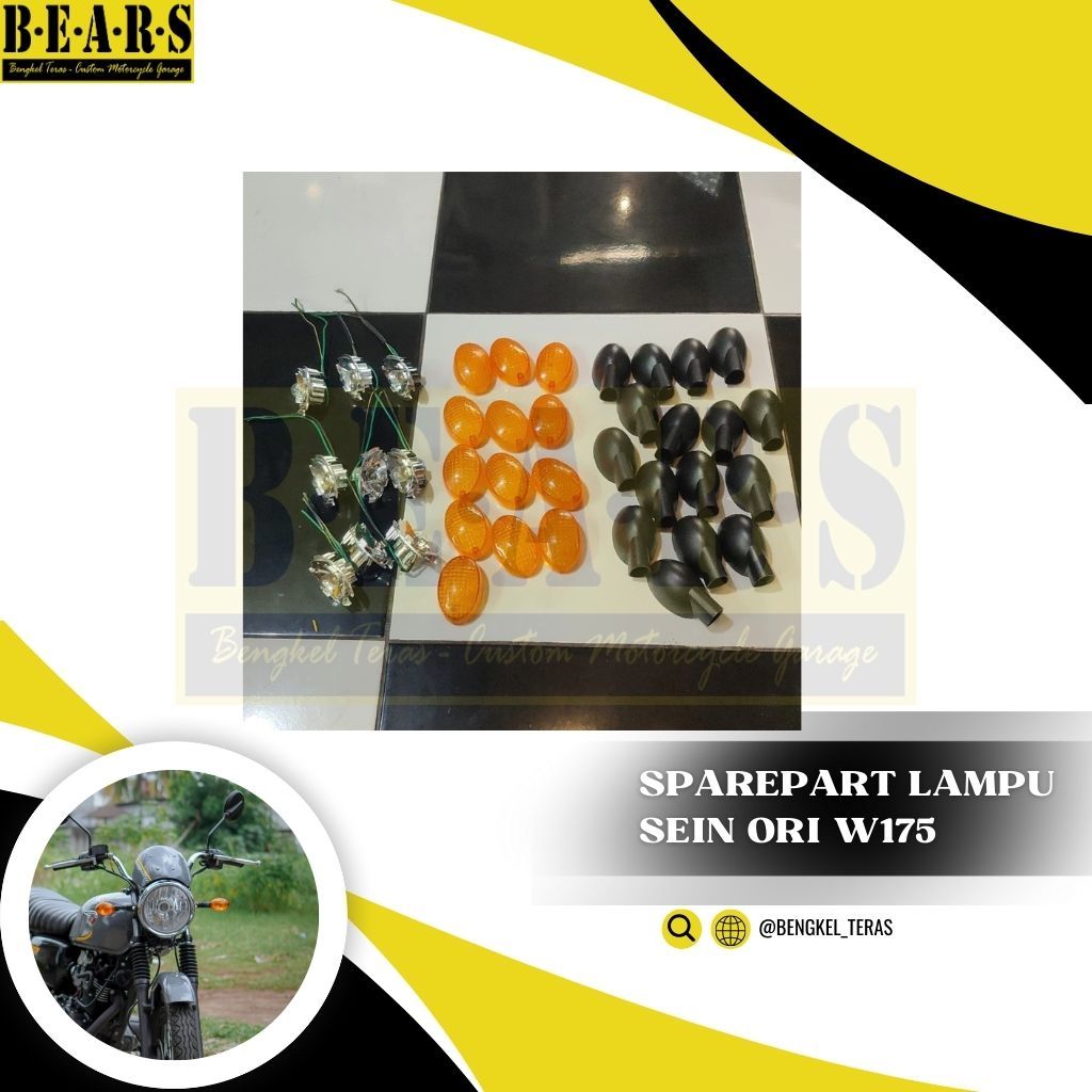 อะไหล่ไฟเลี้ยว Kawasaki W175 ดั้งเดิม