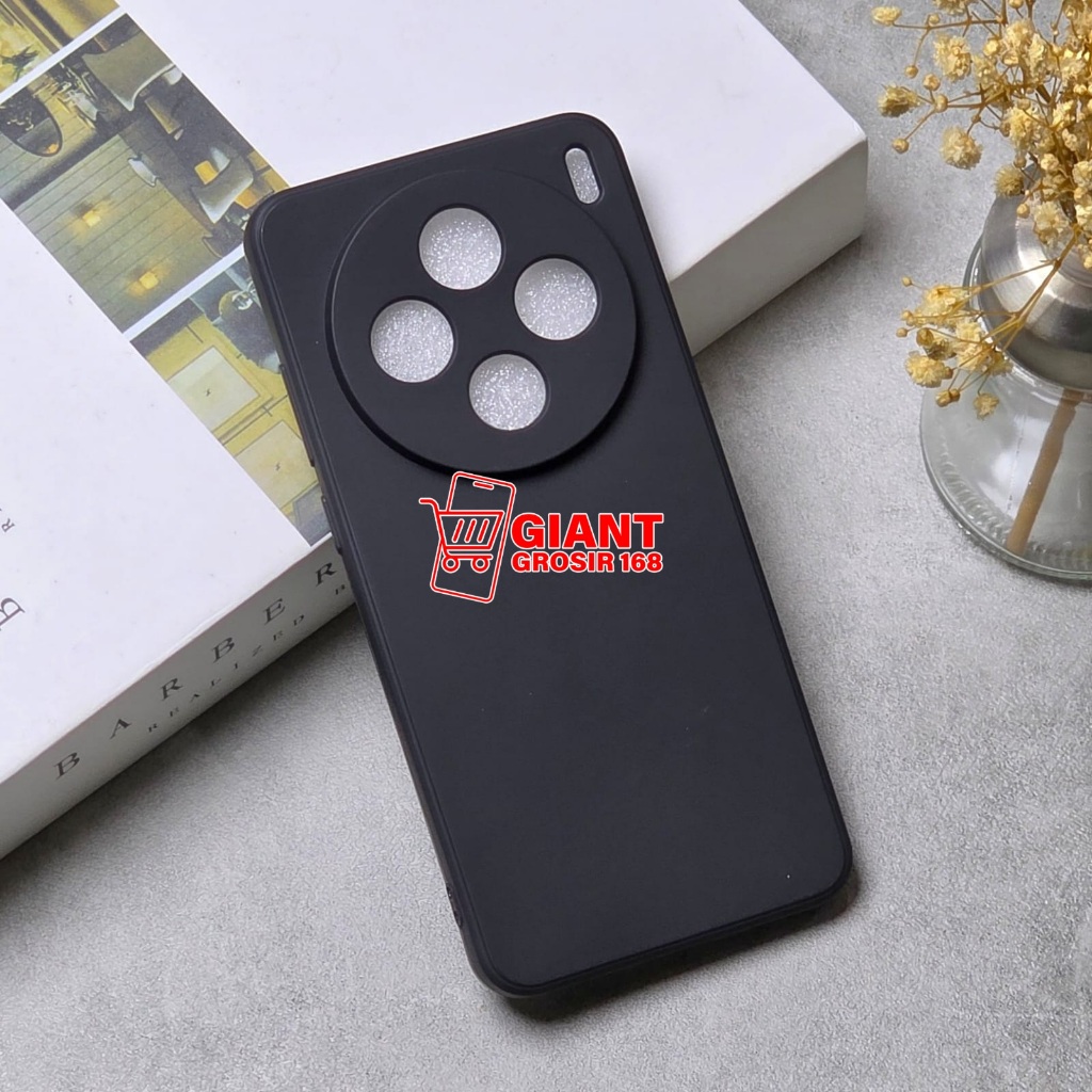 Vivo X200 Vivo X50 Vivo X50 Pro Vivo X60 Macaron Square Black Softcase Candy Macaron / Case Square B