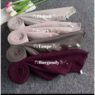 Hijab Segi Empat Paris Jadul By Varisha //ORI Varisha Jilbab Warna Terlaris Kekinian Soft Colour