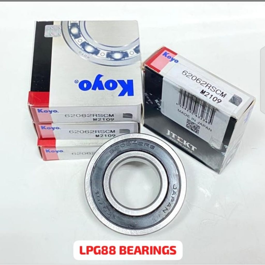 BEARING 6206 2RS KOYO หมวกยาง 62062RS