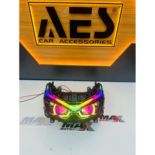 PAKETAN BILED AES PCX 160 GEN 2 TERBARU 2025 FULL RGB SEPAKET HEADLAMP