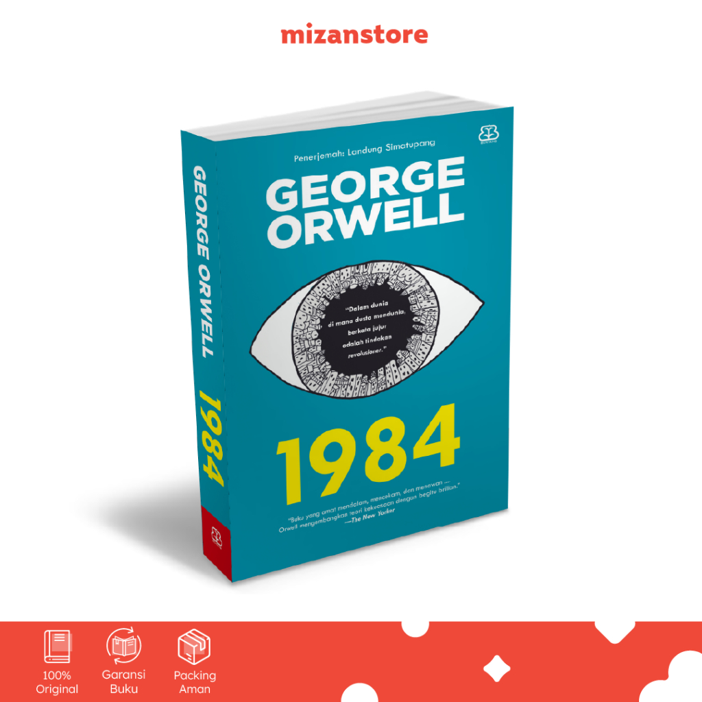 นวนิยาย 1984 - George Orwell - แปลอินโดนีเซีย Republish - Mizan