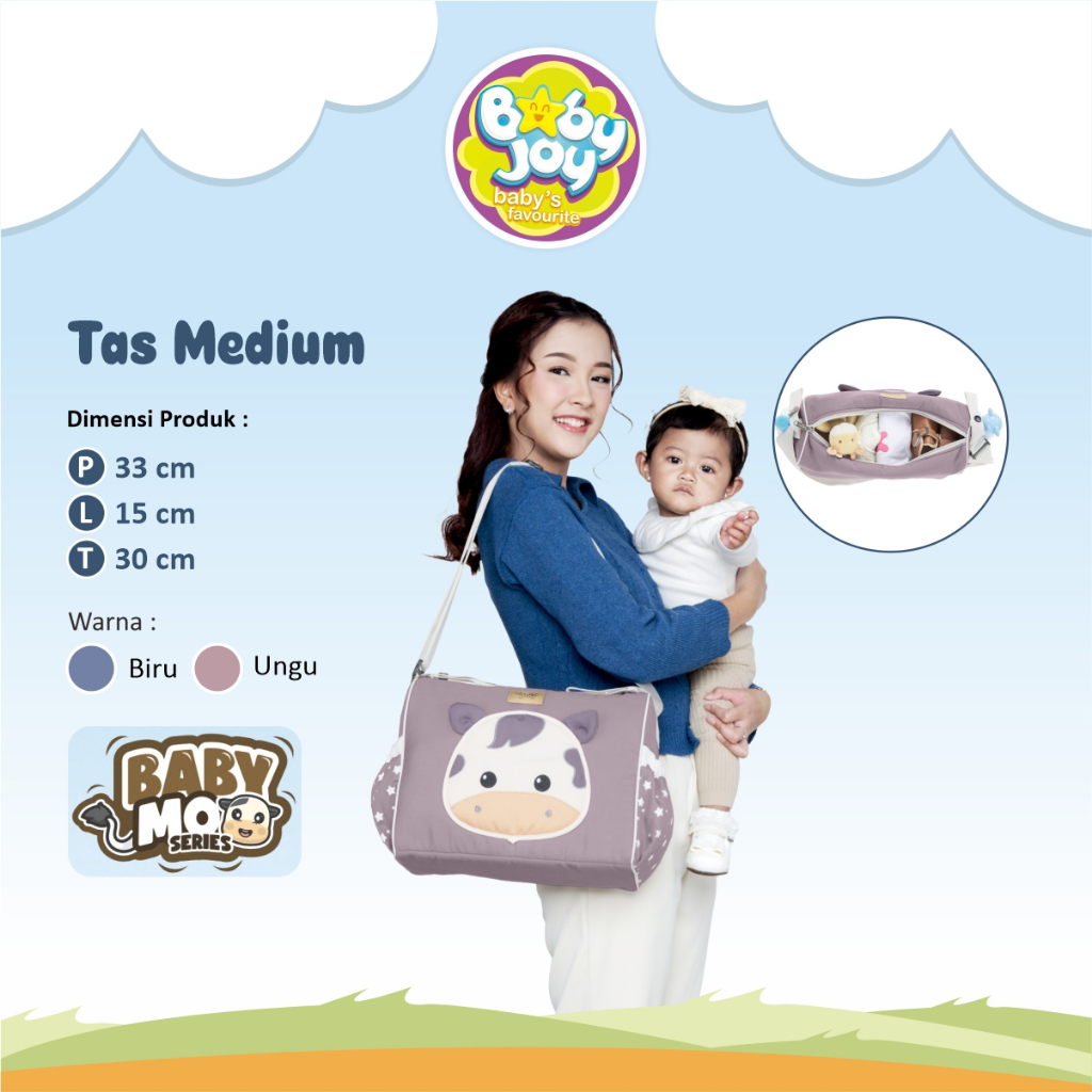 BABY JOY Medium Baby Moo Series กระเป๋าเด็ก BJT1073