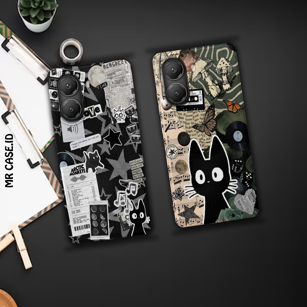 Black Pro Camera Softcase สําหรับ Type POCO X 7 PRO / POCO C71 ล่าสุด 2025 Silicon Camera MR-545