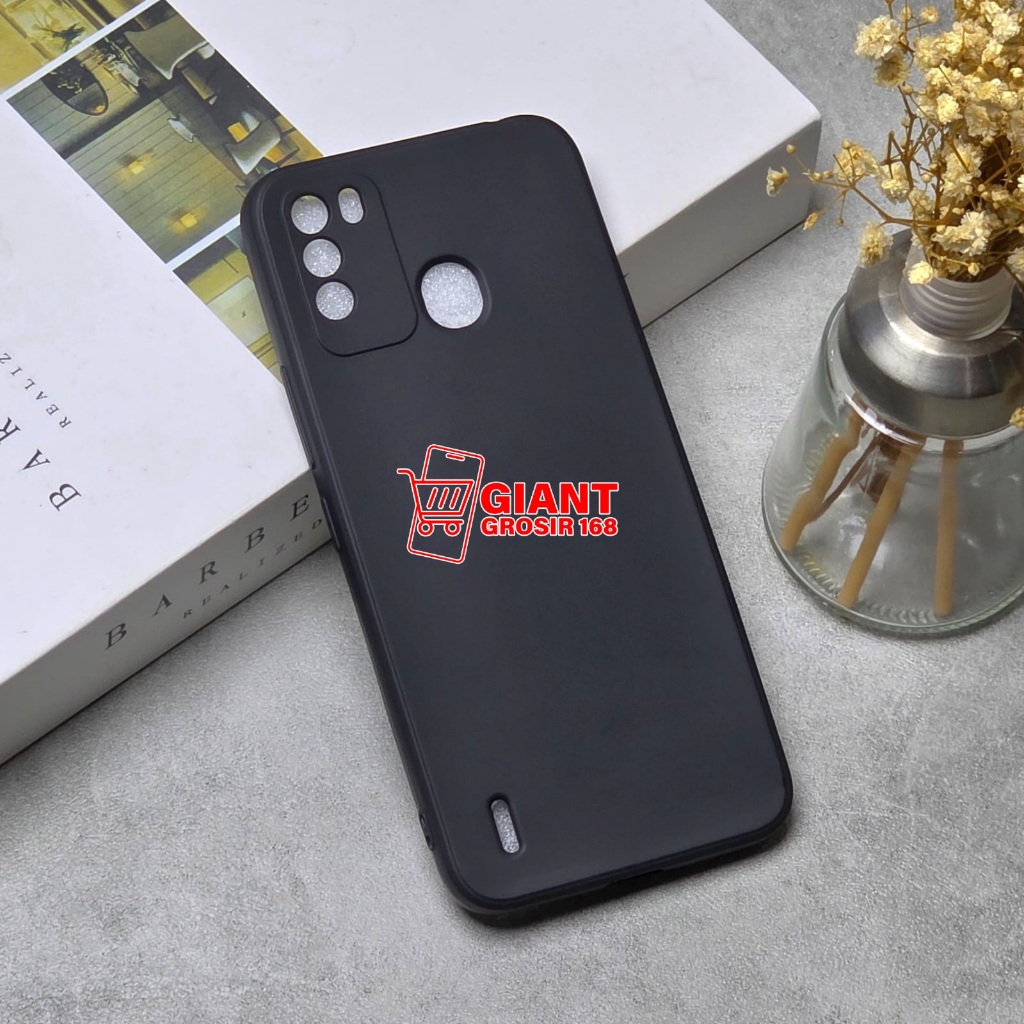 ITEL VISION 1 PRO CASE MACAROON BLACK SILICON BLACK ITEL VISION 1 PRO