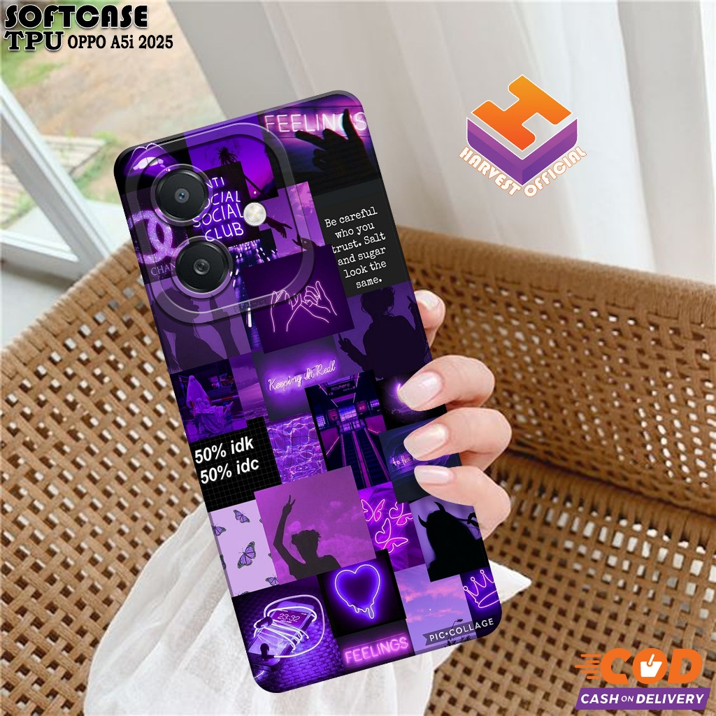 HP ล่าสุด Oppo A5i 2025 Softcase - เคส Oppo A5i ล่าสุด - เคส Pro Camera Softcase - Oppo A5i Silicone