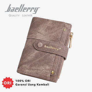 BAELLERRY N8354 Dompet Wanita Lipat Bahan Kulit PU Leather Premium BAEOS