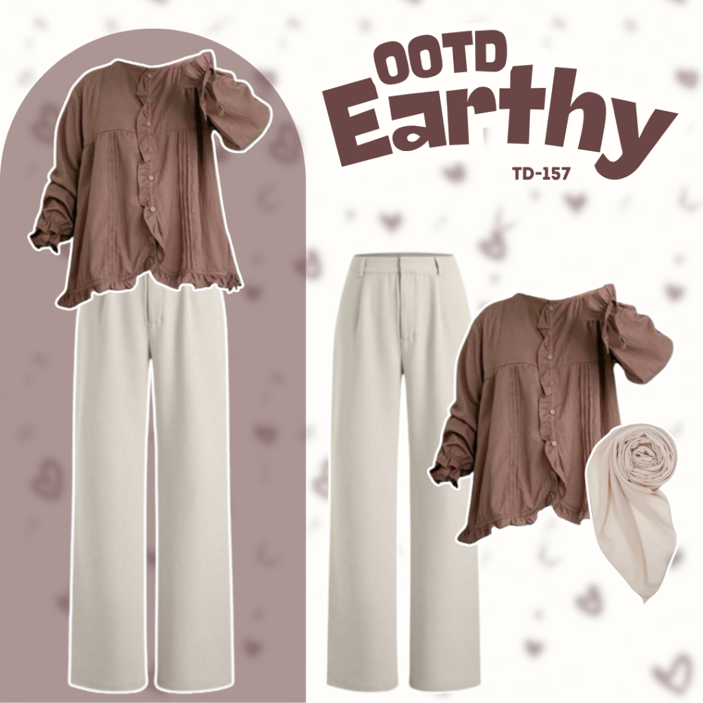 Urbanstreetwear One Set สําหรับผู้หญิง สไตล์เกาหลี อินเทรนด์ มาพร้อม [เสื้อตัวยาว + กางเกงขายาว + ฮิ